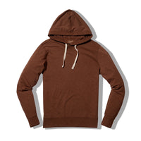 Grayers Sunwashed slub jersey hoodie in rubber color, front flat lay view