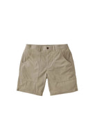 Flat lay of khaki Trails Corduroy Shorts for men made with durable 21-wale corduroy