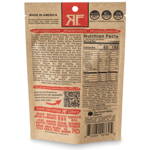 Righteous Felon TeriYaki Balboa Jerky in 2oz pouch Rear View