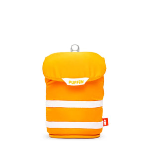 Floating can cooler sleeve for 12 oz cans in buoy-style design,REAR VIEW