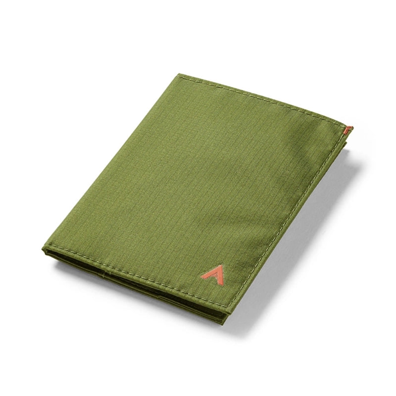 Allett Original Wallet in Cala Green, Closed Front View