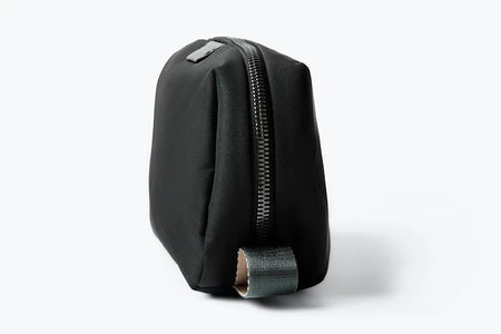 Bellroy Toiletry Kit in black, closed, side view