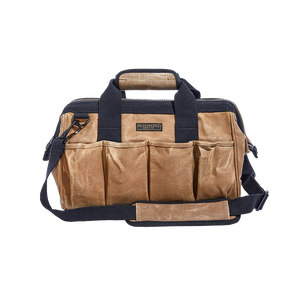 Readywares Tool Bag 15 Inch, open top-down view showing interior pockets