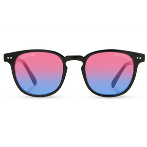 Grateful Dead Stealie Edition sunglasses front view pink and blue polarized lenses Forever Grateful engraving