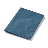 Allett Travel Wallet in Indigo Blue, Close front View