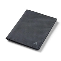 Allett Travel Wallet in Jet Black, Close front View