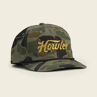 Howler Brothers Script  camo snapback hat