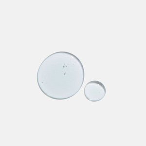 Blind Barber ActivClean Rice Bran Cleanser clear gel texture swatch close-up, The Simple Man