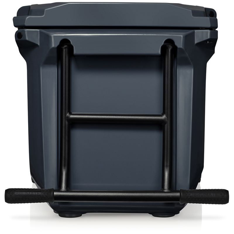 Brümate's brutank all terrain cooler in Nightfall blue handle view