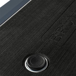 Brümate's brutank all terrain cooler in Nightfall blue close up top view