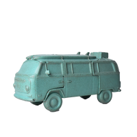 Locknesters Puzzle Bus in Green, front view