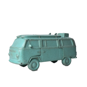 Locknesters Puzzle Bus in Green, front view