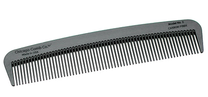 Chicago Comb Model #3, carbon fiber comb