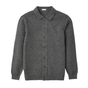 Katin Conor Sweater in Dark Heather Gray, flat lay product shot