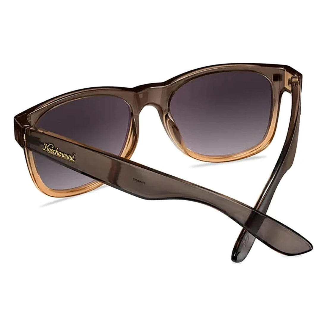 Fort Knocks sunglasses in cortado with smoke gradient lenses, back view, The Simple Man
