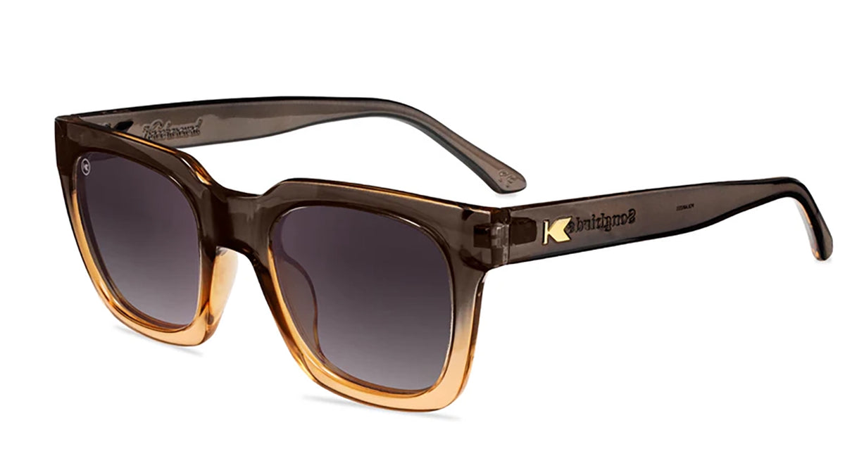 Knockaround Songbirds sunglasses in Cortado colorway, angled front view