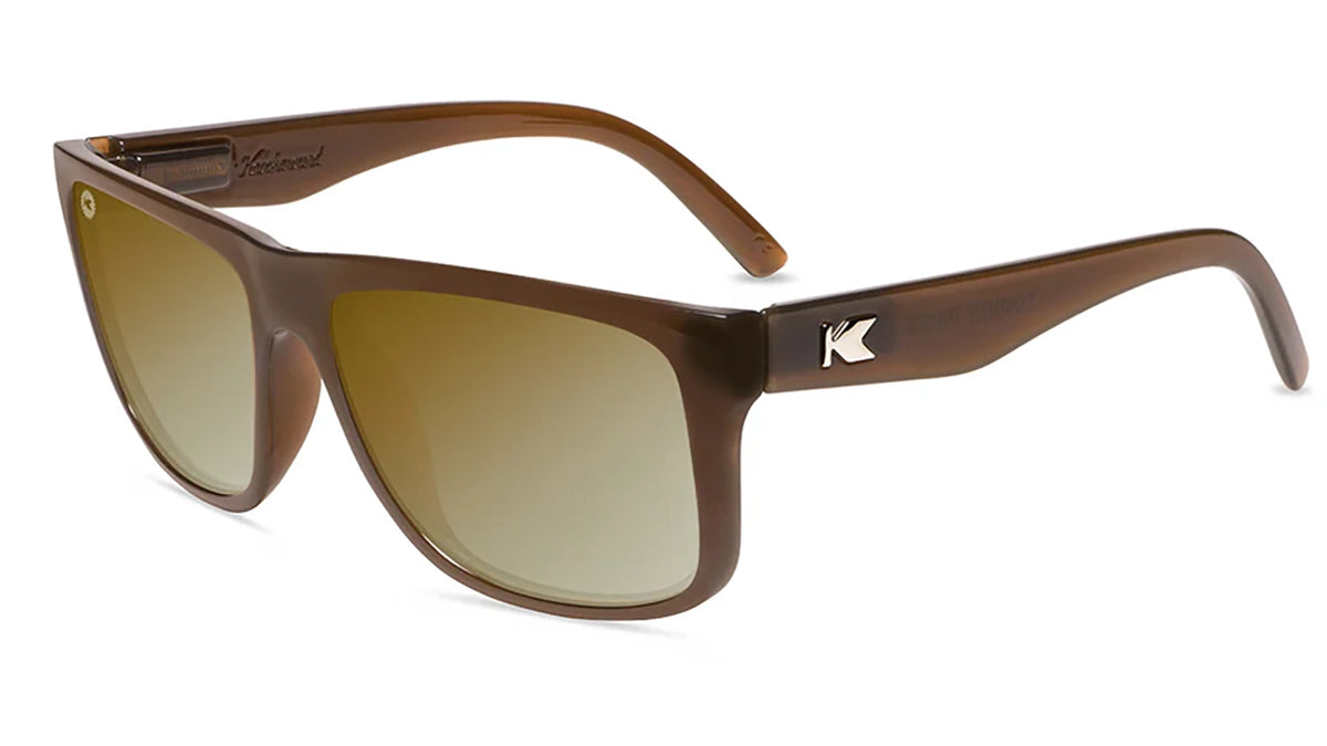 Knockaround Torrey Pines Sunglasses in riverbed colorway, angled front view