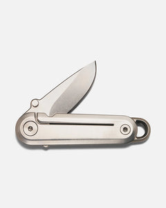 Craighill Lark Knife in stainless Steel half open position