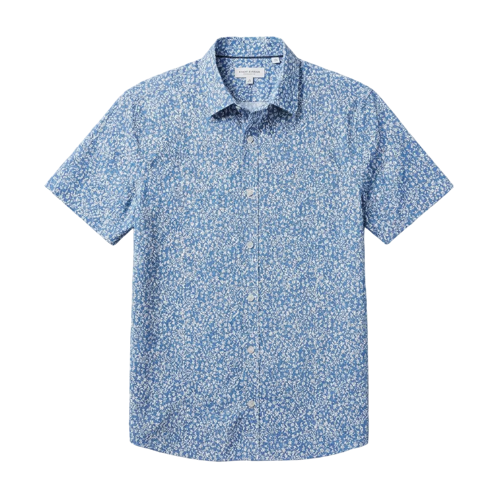 Flat lay image of Madeflex floral shirt