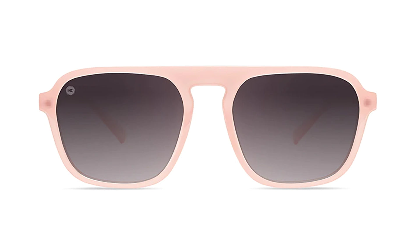 Knockaround Palisades Sunglasses in Vintage Rose Color front view