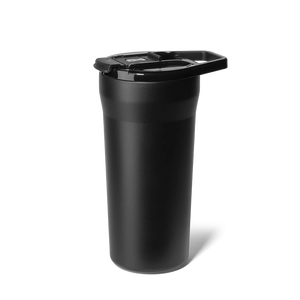 Brümate pour over travel coffee mug system in Matte Black Closed view