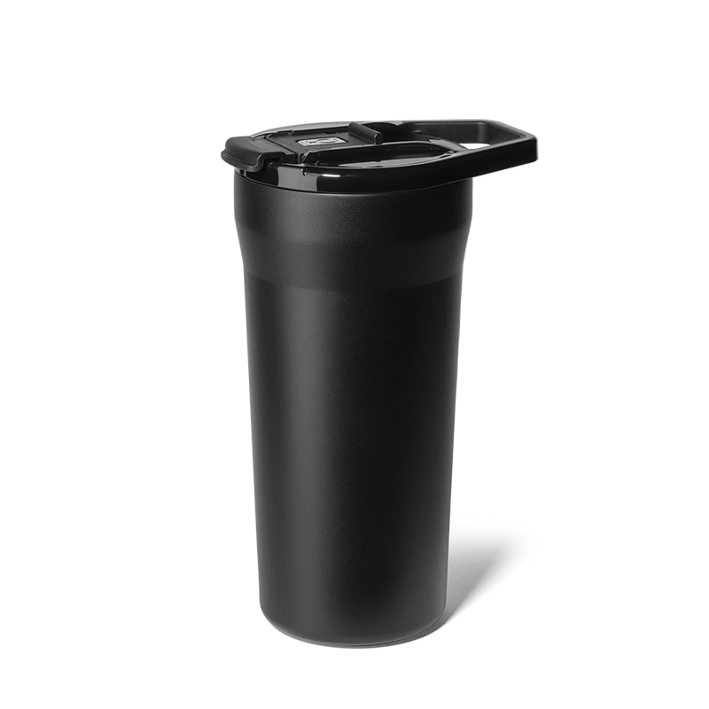 Brümate pour over travel coffee mug system in Matte Black Closed view