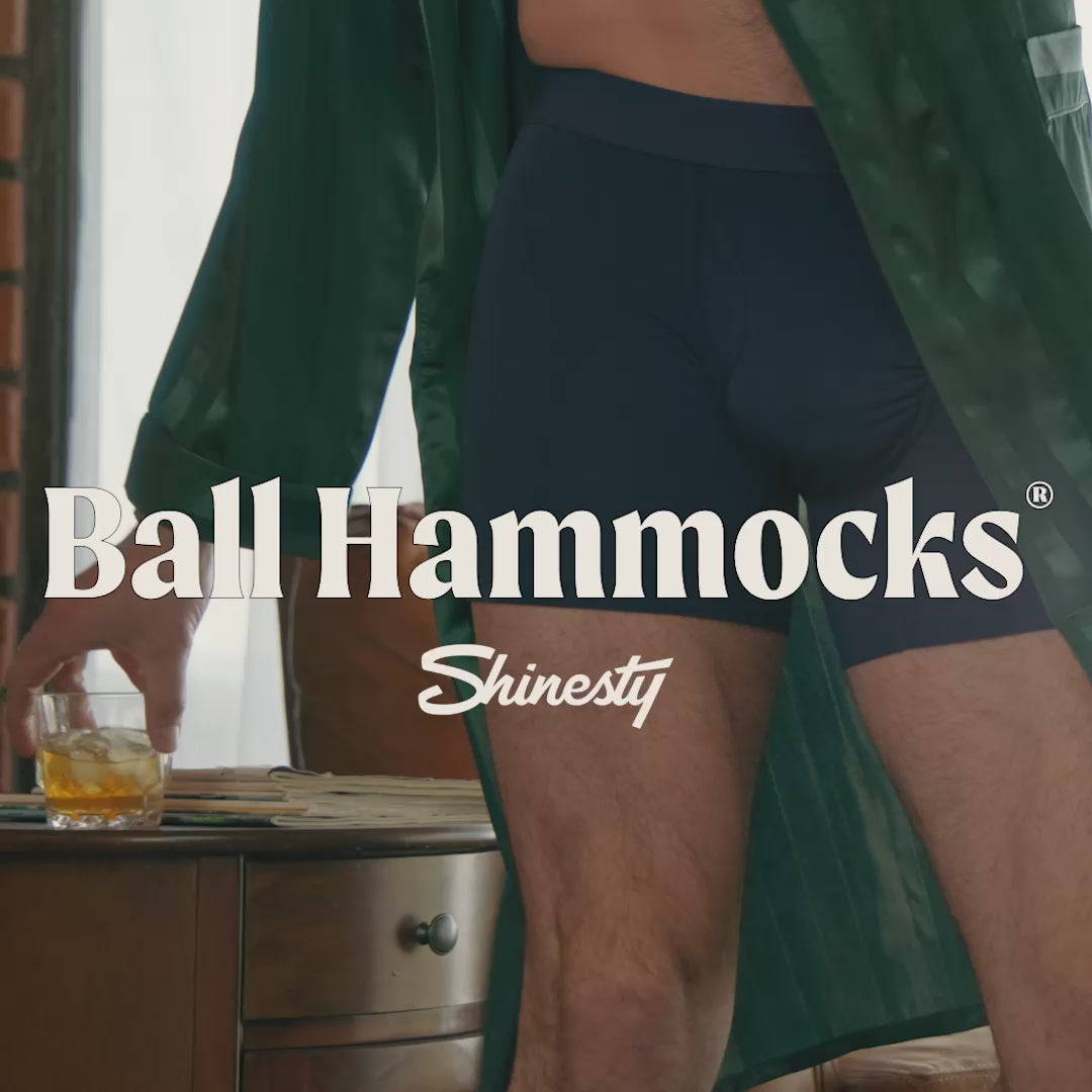Get a closer look at The Mascot – our American Flag Ball Hammock® boxer briefs with fly. Designed with breathable MicroModal, a supportive pouch, and no ride-up legs, these bold boxers deliver unbeatable comfort and patriotic flair. Perfect for guys who want high-performance underwear with a sense of humor.