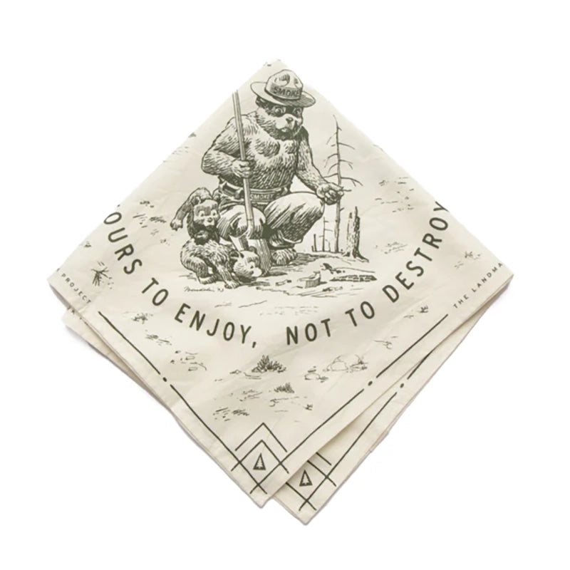 Protect our Forests Bandana in white