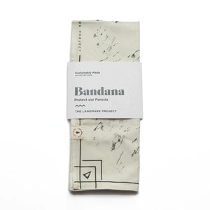Protect our Forests Bandana in white in package 