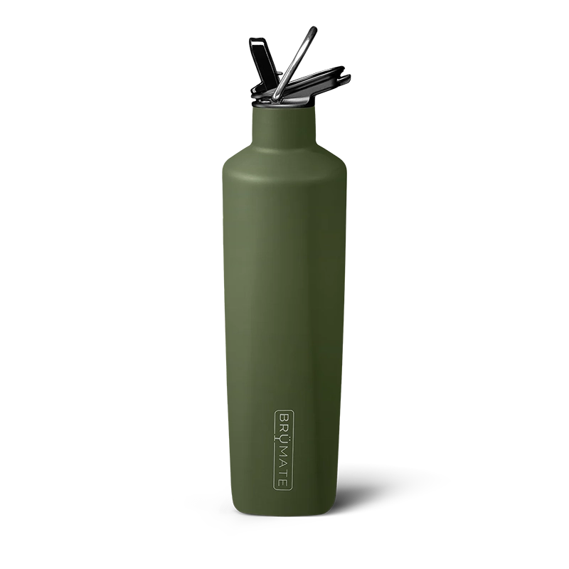 Brumates rehydration bottle 25oz in OD Green color