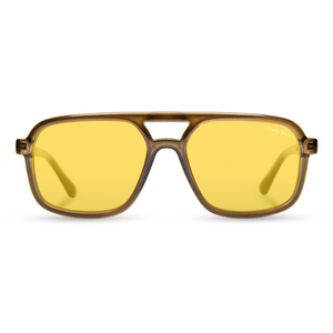 Glacier Sunglasses - Smokey Bear Edition - Moss / Walnut