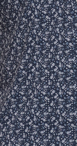  Flag & Anthem Sutherland Golf cart Print polo, in Navy, close up detail