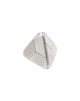 Craighill Tetra Puzzle in stainless steel, puzzle complete view