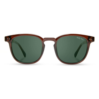 Topo Sunglasses Smokey Bear Edition with clay frame and G15 polarized lenses, front view
