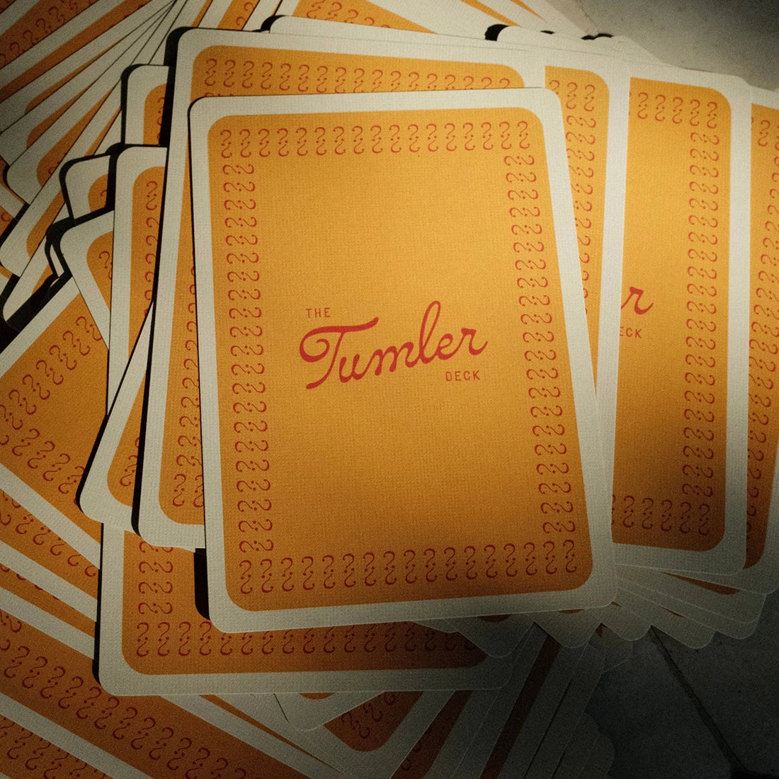 The Tumler Deck Second Edition playing cards spread showing conversation questions