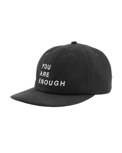 You Are Enough Heritage Ball Cap -- Real Black