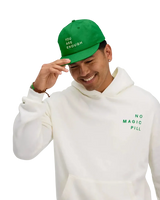 We Are Enough You Are Enough Heritage Ball Cap in Mental Health Green front view showing embroidered You Are Enough text