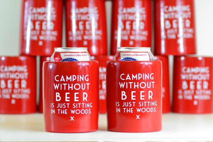 Camping without Beer - Beer Koozie