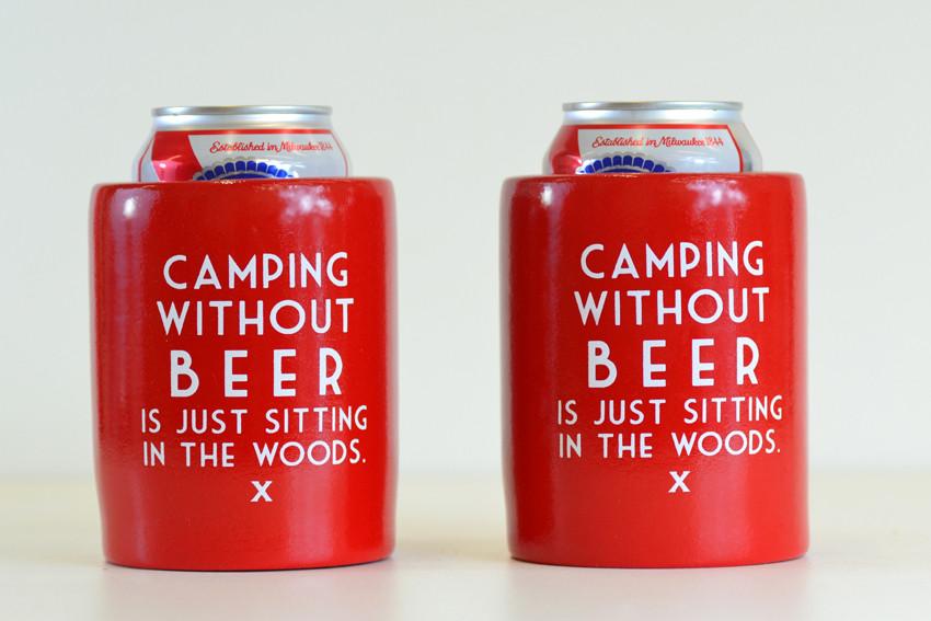 Camping without Beer - Beer Koozie