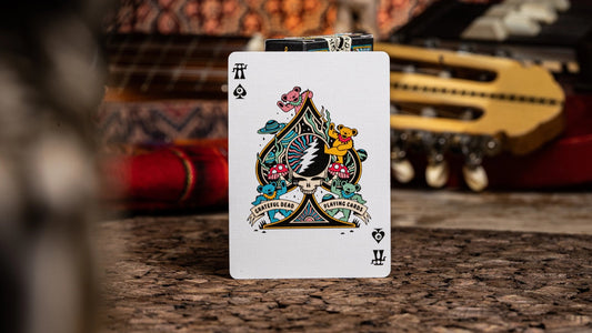 Grateful Dead Playing cards ace of spades card detail