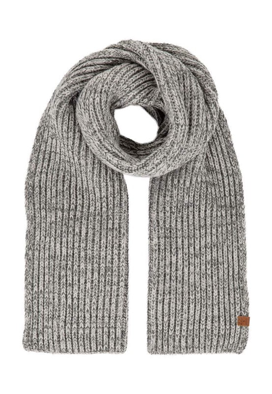 Bi-Color Cable Knit Scarf