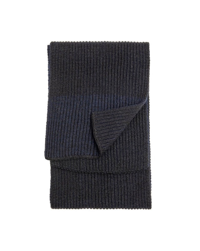 Upstate Stock Navy wool Scarf