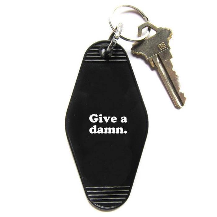Give a Damn- Key Chain