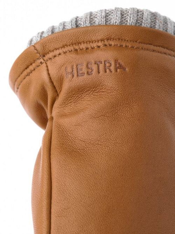Hestra John Glove in Cork Color Top Side detail View