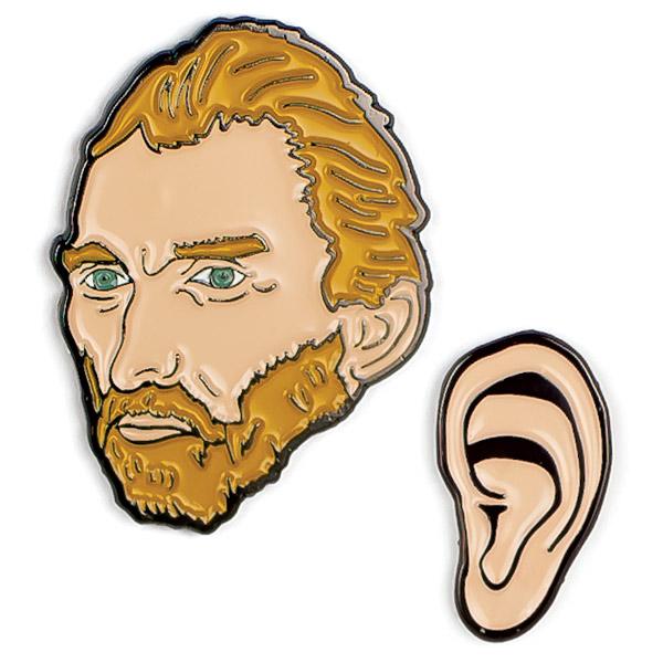 Van Gogh & Ear Pins (set of 2)