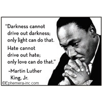Darkness Cannot Drive Out Darkness-Magnet