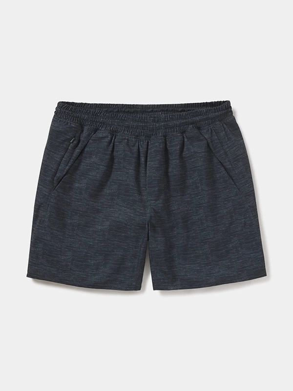 The Normal Brand 7Bros Workout short on Black Flat Lay View