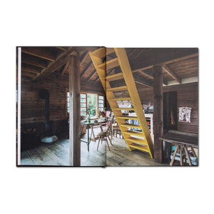 Cabin Porn - Inside - a Hardcover book about the insides of cabins -showing inside the cover