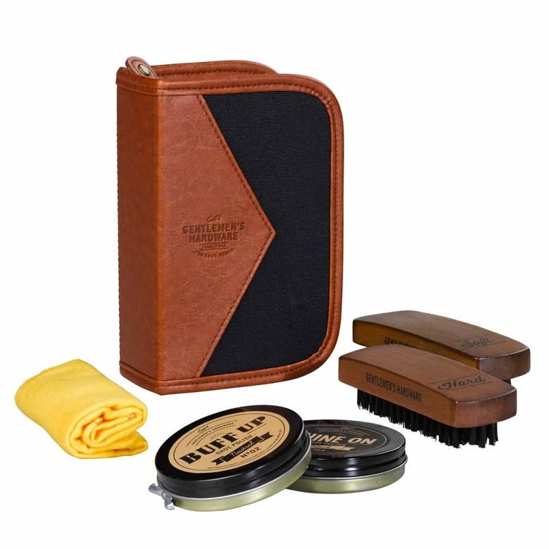 Shoe Shine Kit -Charcoal