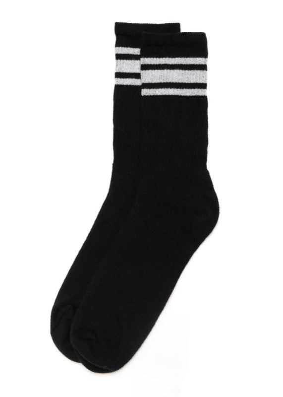 American Trench Athletic Crew Sock in Black